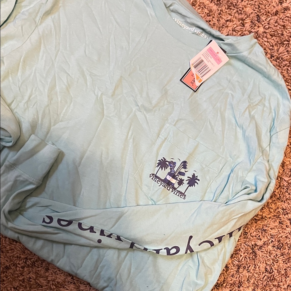 NWT Vineyard Vines Light Blue Long Sleeve Shirt